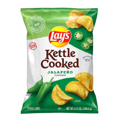 Lays Kettle Cooked Jalapeno Chips 184.2g