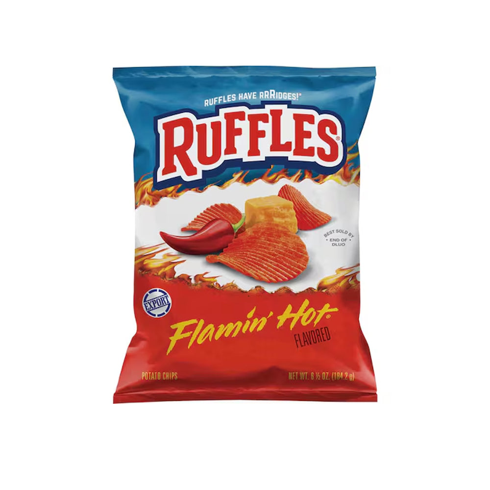 Ruffles Flaming Hot Chips 184.2g – Springs