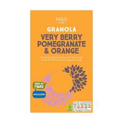 M&s Very Berry Pomegranate & Orange Granola 500g