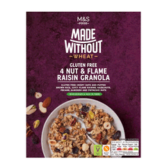 M&S Gluten Free 4 Nut & Flame Raisin Granola 360g