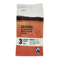 M&s House Blend Ground Coffee 227g