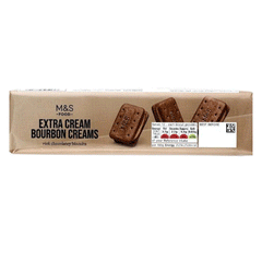 M&s Extra Cream Bourbon Creams Biscuits 165g