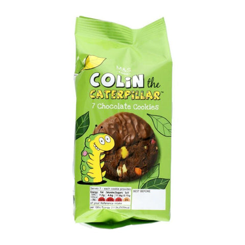 M&S Colin The Caterpillar 7 Chocolate Cookies 200g