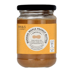 M&S Smooth Banana Maple Peanut Butter 340g