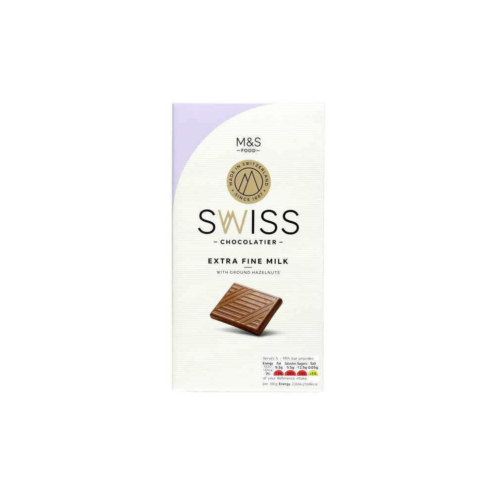 M&S Milk Chocolate Reduced Sugar 90gm