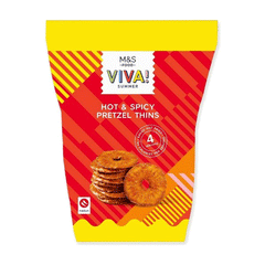 M&S Hot & Spicy Pretzel Thins 80g