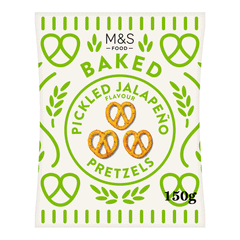M&S Baked Pickled Jalapeno Pretzels 150g