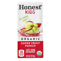 Honest Kids Organic Super Fruit Punch Juice Drink 177ml