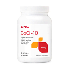 Gnc Coq-10 100mg Softgel Capsules 120s