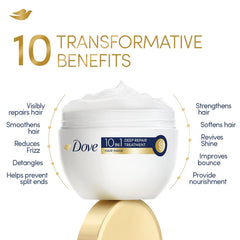 Dove Deep Repair 10 in 1 Treatment Mask 250ml + FREE TOTE BAG