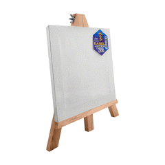 Easel Square White Canvas Medium