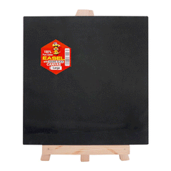 Easel Square Black Canvas Large