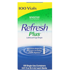 Refresh Plus Lubricant Eye Drops Vials 100s Box