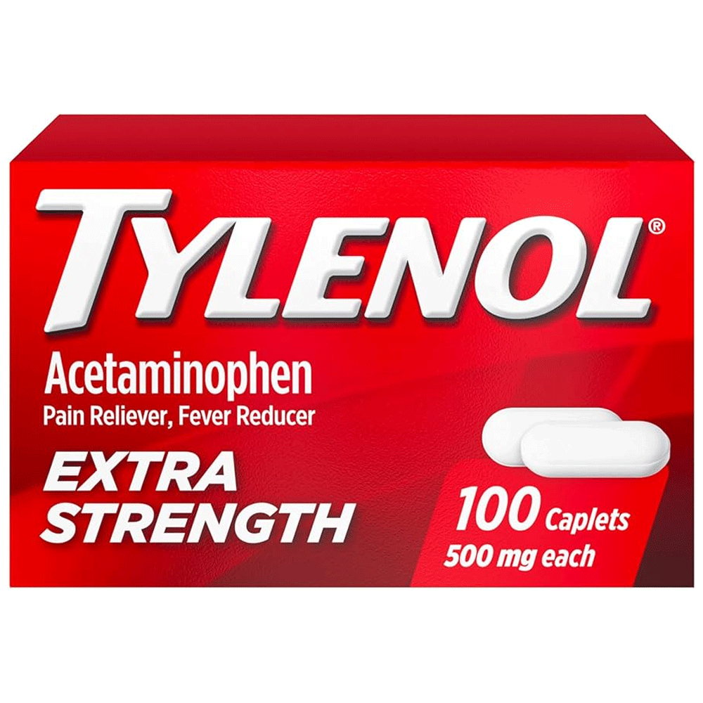 Tylenol Extra Strength 500mg Caplets 100s