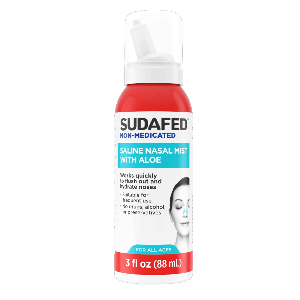 Sudafed Saline Nasal Mist With Aloe Spray 88ml