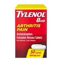 Tylenol 8hr Arthritis 650mg Caplets 50s