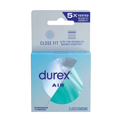 Durex Air Close Fit Condoms 3s (usa)