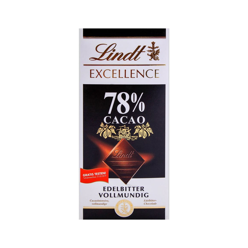Lindt 78% Cocoa Dark Chocolate 100g