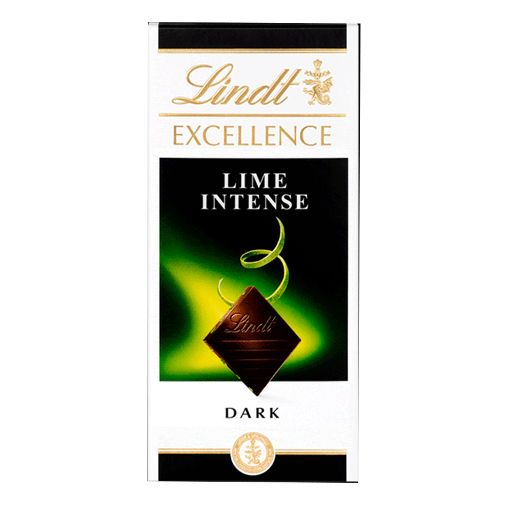 Lindt Lime Intense Dark Chocolates 100g