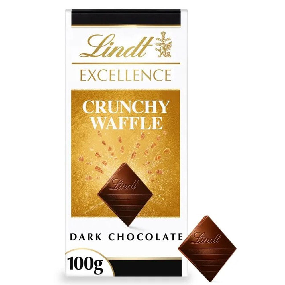Lindt Crunchy Waffle Chocolate 100g