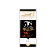 Lindt Excellence Dark Chocolate Cocoa 70% 100g