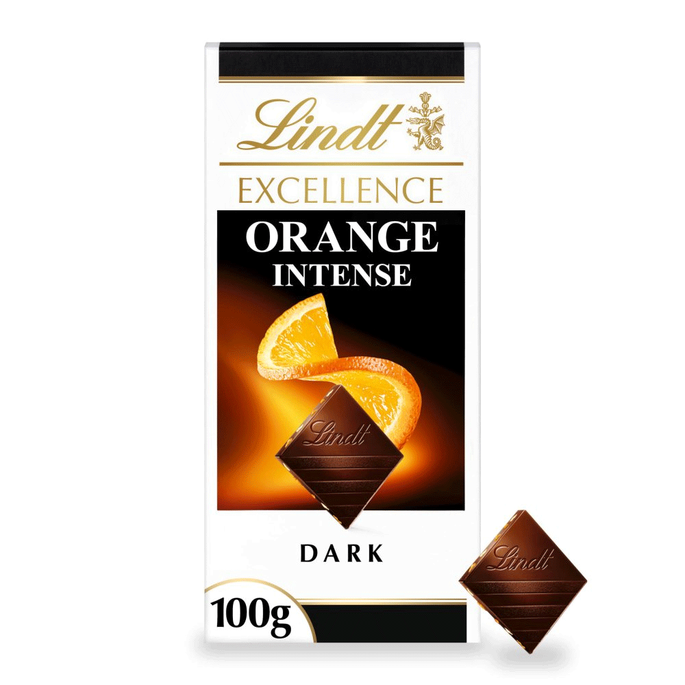 Lindt Orange Intense Dark Chocolate 100g