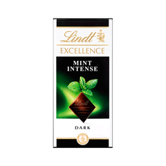 Lindt Mint Intense Dark Chocolate 100g