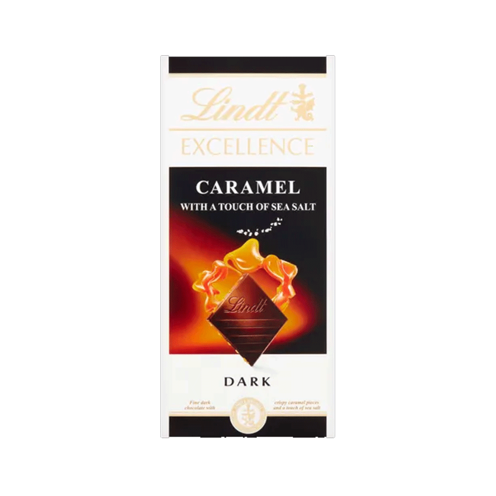Lindt Caramel Dark Chocolate 100g