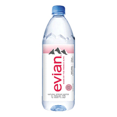 Evian Mineral Water Natural 1ltr