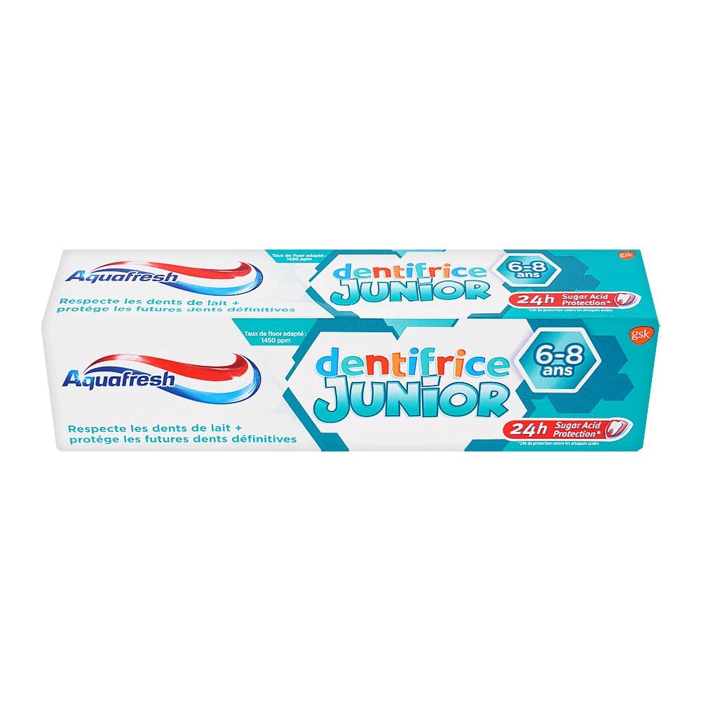 Aquafresh Dentifrice Junior 6-8 75ml