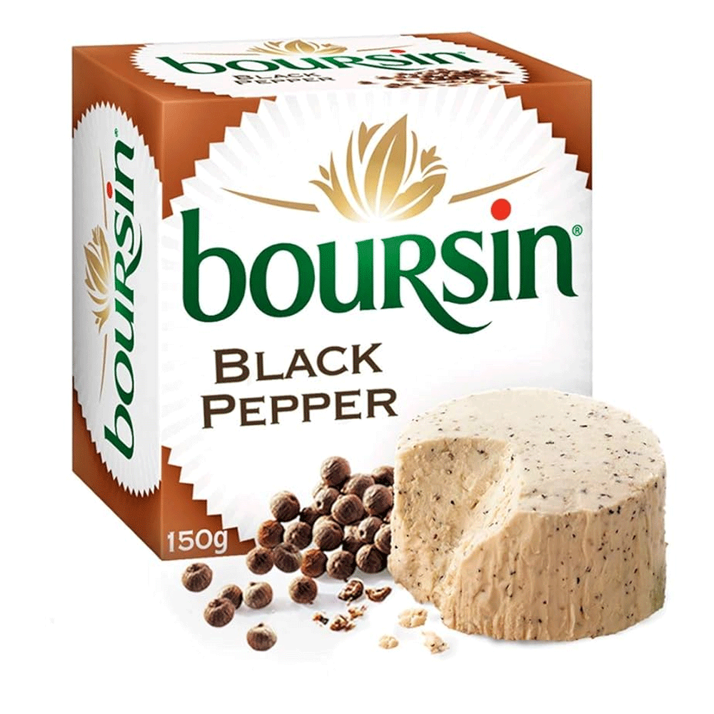 Boursin Black Pepper Cheese 150g