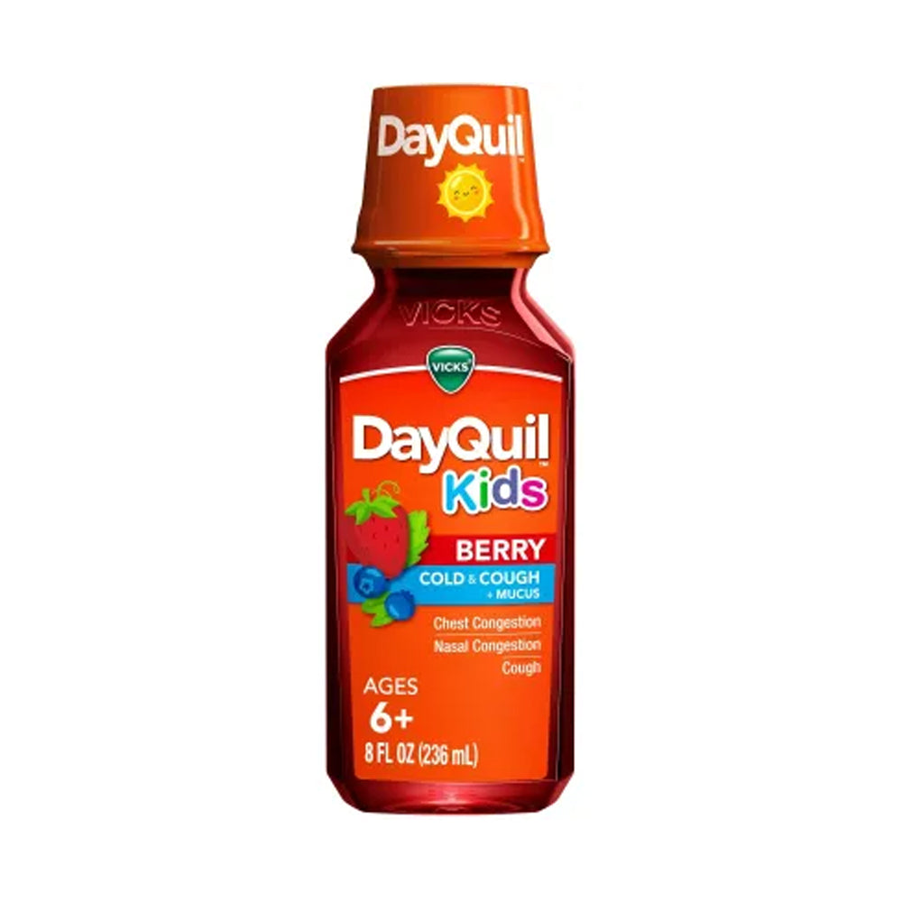 Vicks Dayquil Kids Berry Cold & Cough+mucus Syrup 236ml – Springs