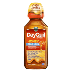 Vicks Day Quil Honey Cold & Flu Syrup 354ml