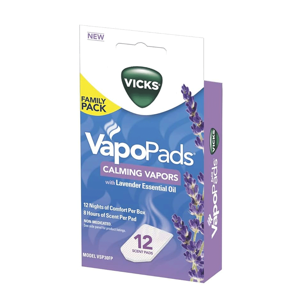 Vicks Vapo Lavender Pads 12s Box