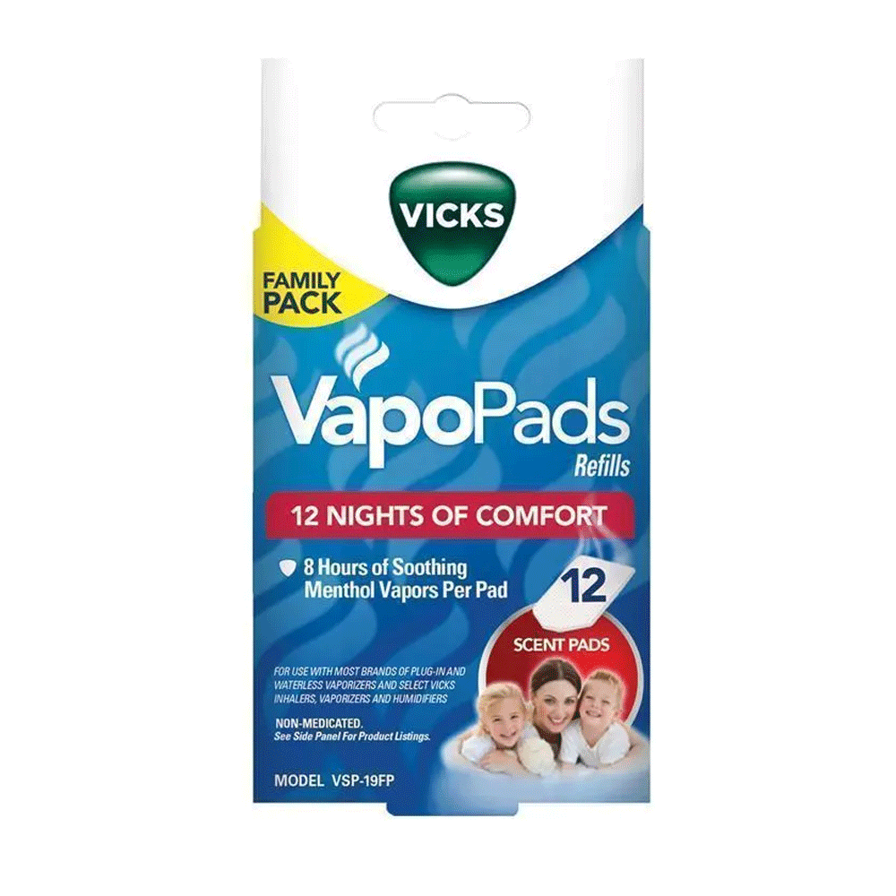Vicks Vapo Pads Refills 12s Box