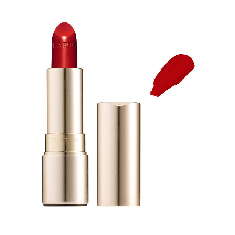 Clarins Joli Rough Moisturizing Long Wearing Lipstick Fiery Red 763