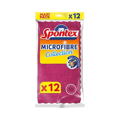 Spontex Microfibre Collection Value Pack 12s