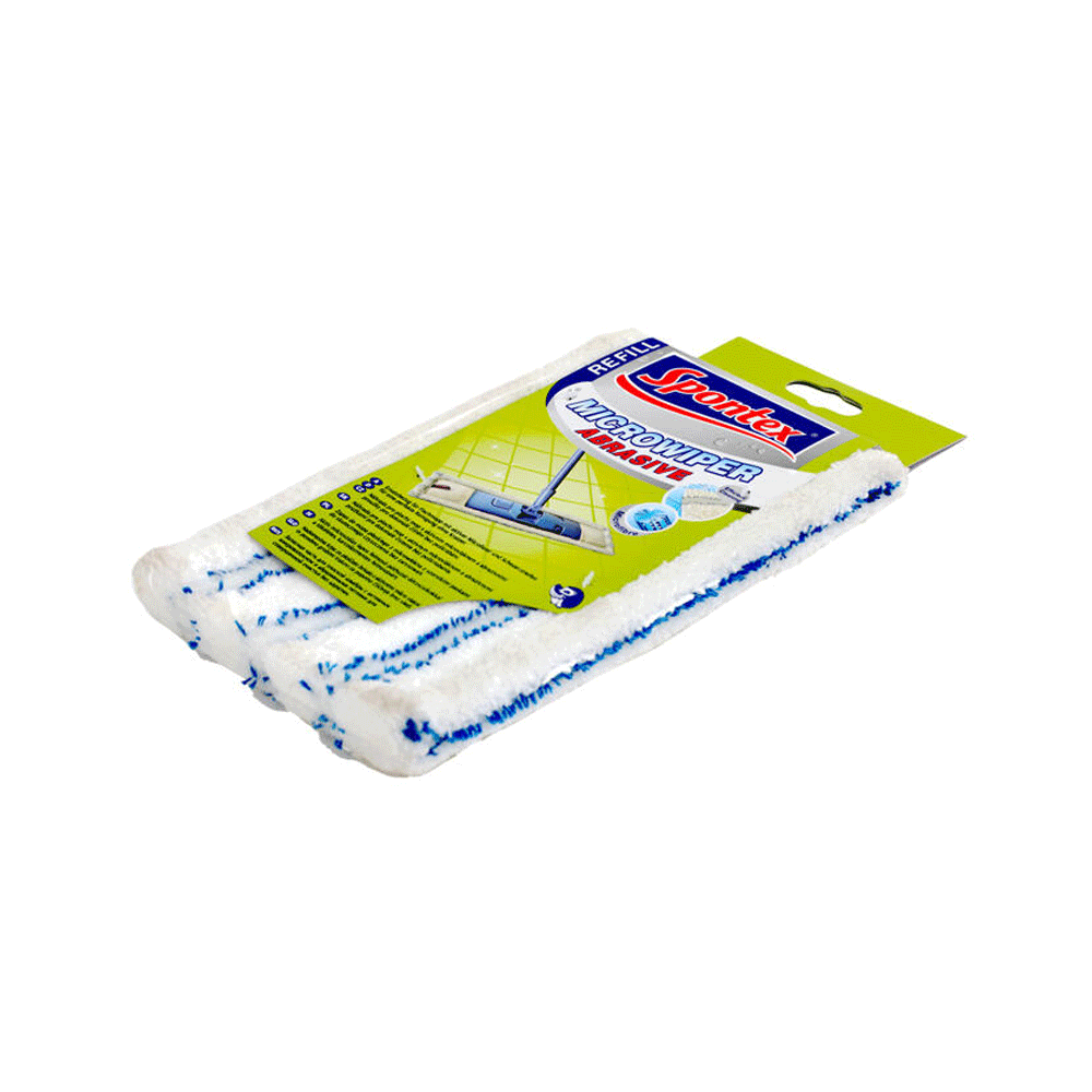 Spontex Microfibre Flat Mop Refil