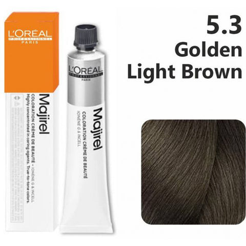 Loreal Majirel 5.3 Light Golden Brown Hair Colour 50ml