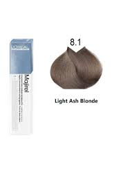 Loreal Majirel 8.1 Light Ash Blonde Hair Colour 50ml