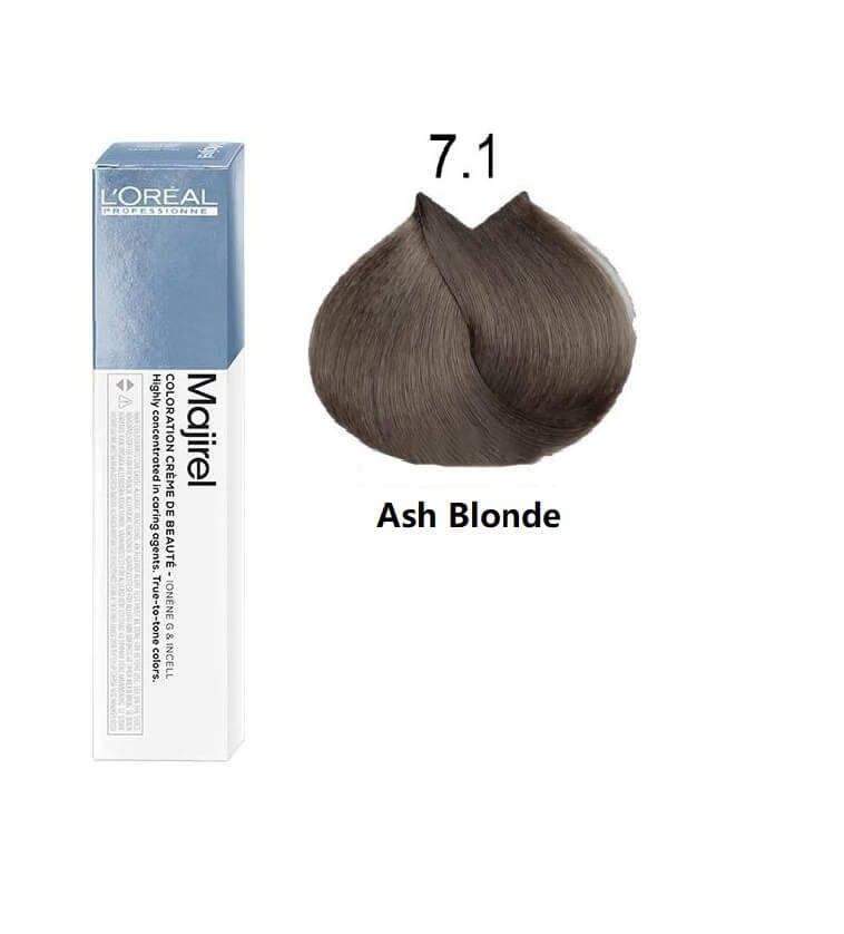 Loreal Majirel 7.1 Ash Blonde Hair Colour 50ml