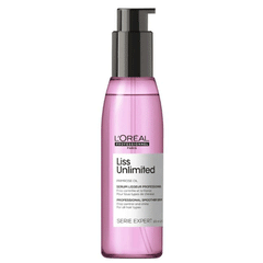 Loreal Professionnel Series Expert Liss Unlimited Shine Perfecting Blow Dry Hair Oil 125Ml For Frizzy Unruly Hair