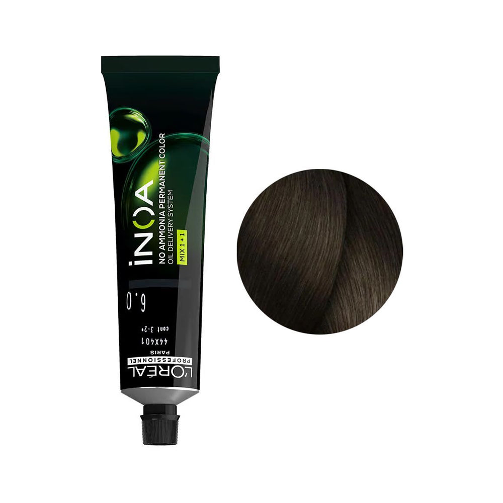 Loreal Inoa Permanent 6 Dark Blonde Hair Colour 60g