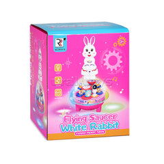 Flying Saucer White Rabbit Zr181-6