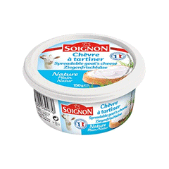 Soignon Chevre A Tartiner Nature Plain 150g