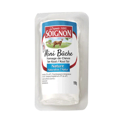 Soignon Mini-buche Goat's Cheese Plain 110g