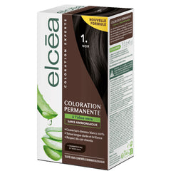 Elcea 1 Black Permanent Hair Colour With Aloe Vera