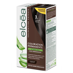 Elcea 3 Dark Brown Permanent Hair Colour With Aloe Vera