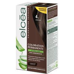 Elcea 4 Brown Permanent Hair Colour With Aloe Vera