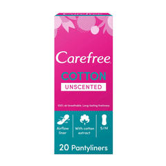 Carefree Normal With Cotton Extract Pantyliners 20s